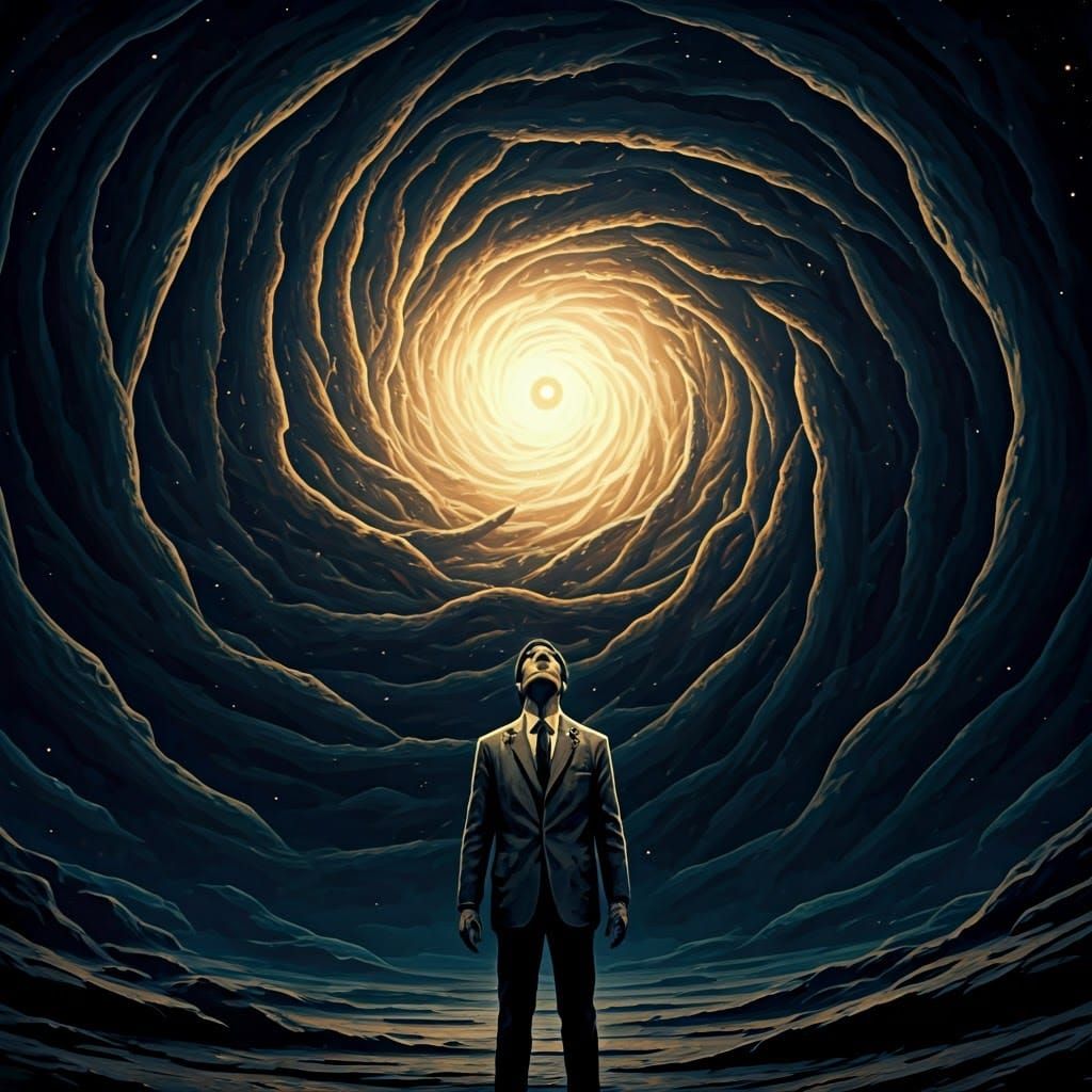 Cosmic Horror: Man Confronts Azathoth's True Form