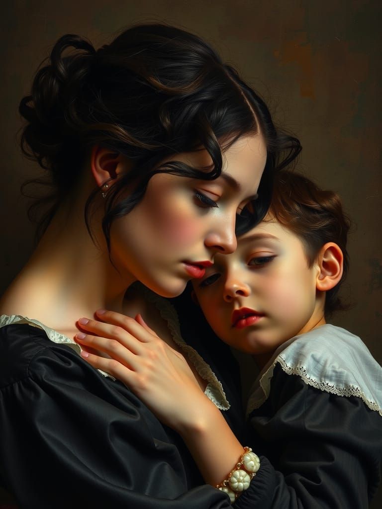 Judith Leyster Style Portrait of Intimacy and Femininity