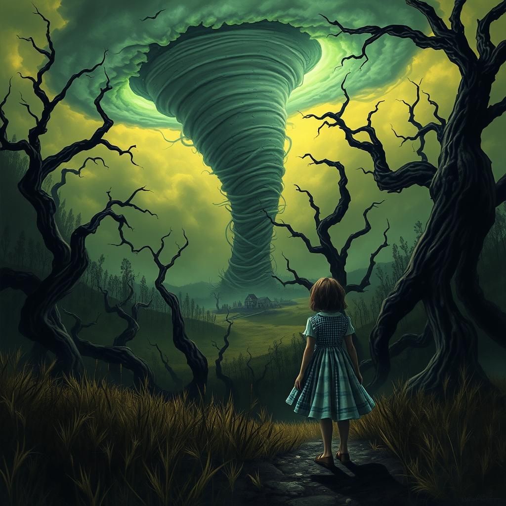Haunting Land of Oz in Macabre Fairy Tale Style