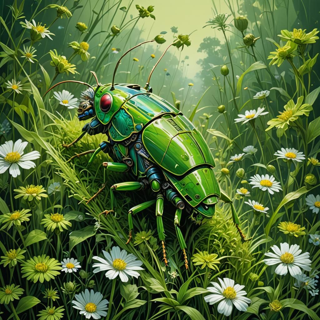 Only Shades of Green: Insect