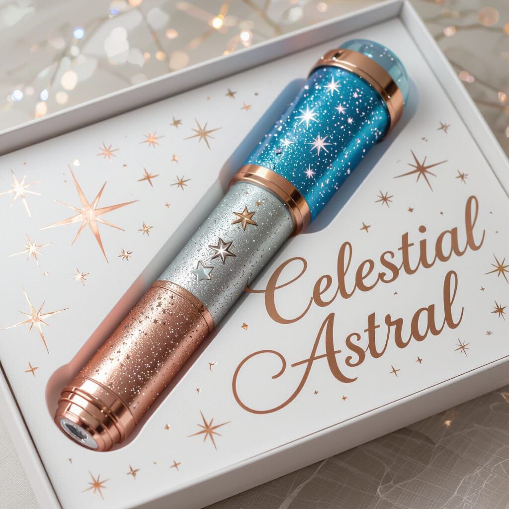 Celestial Astral Lightstick with Twinkling Stars