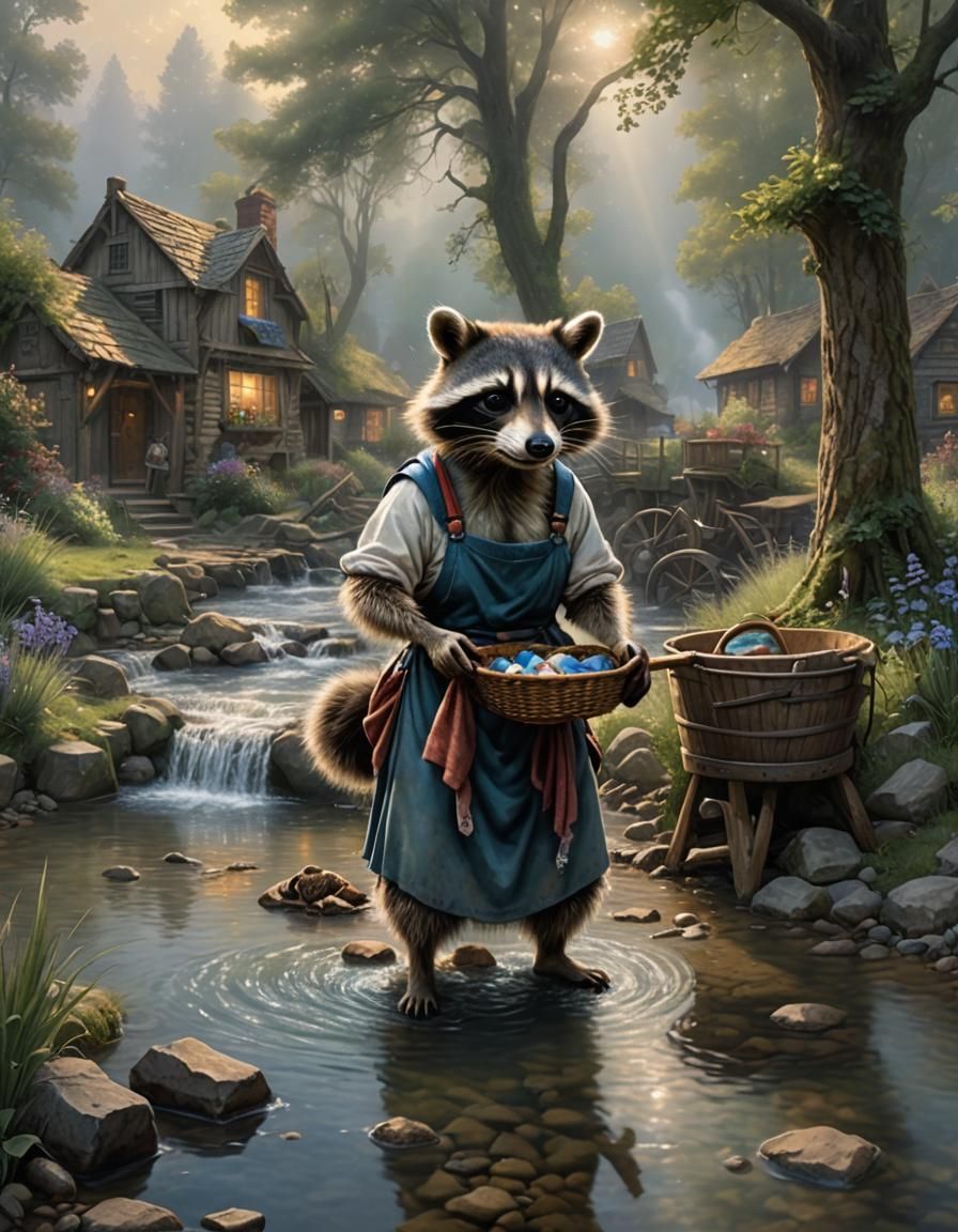 Hybrid Human Raccoon