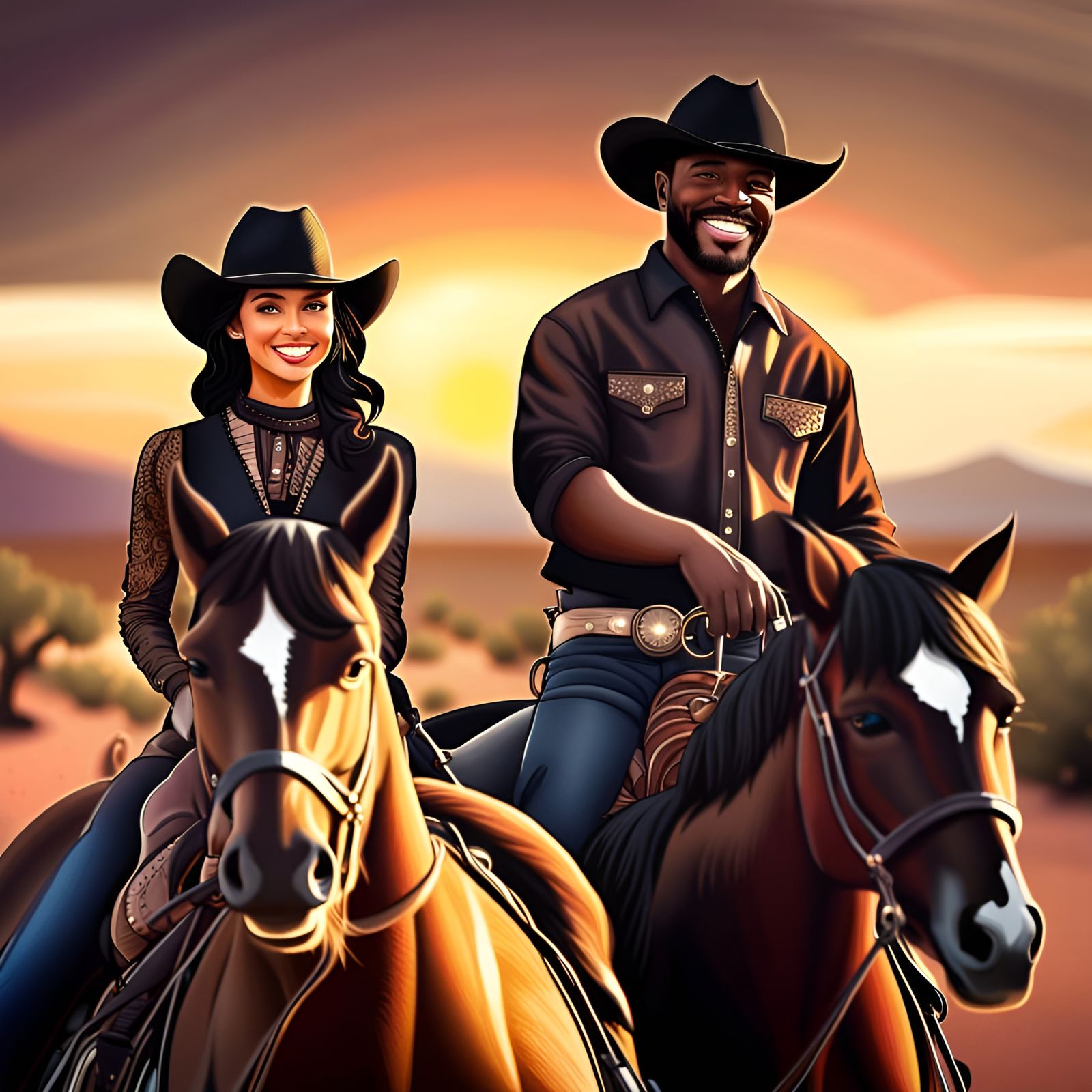 Cowboy and cowgirl 🤠