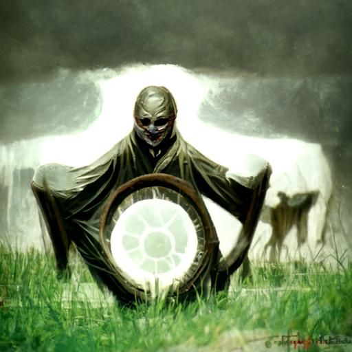 Sinister Crop Circle Art
