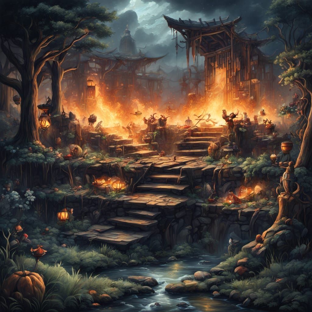 AI Generated Image of a Curse