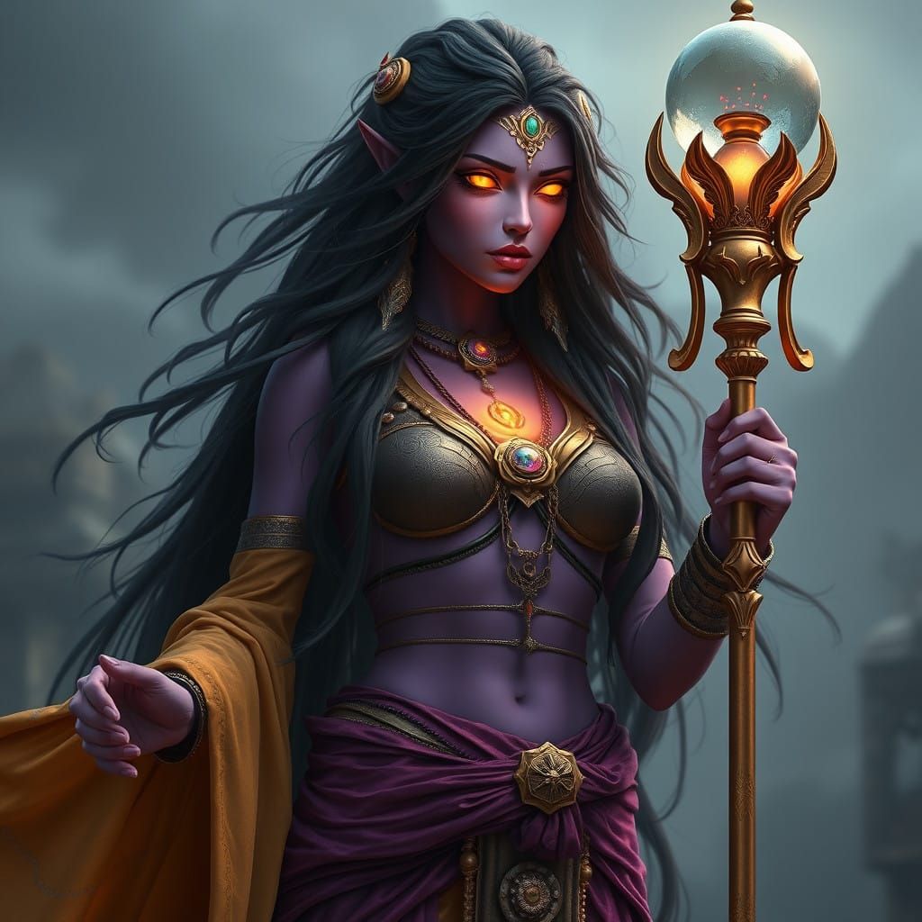 Ethereal Guardians: 7 Foot Tall Fantasy Tulpas in Vivid Matt...