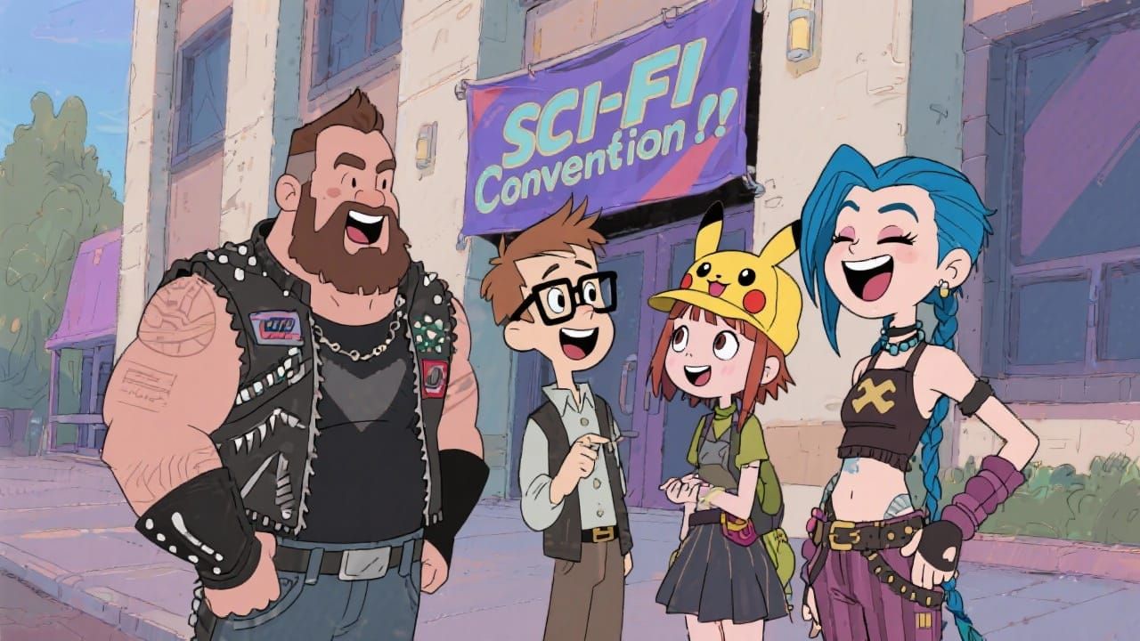 Diverse Group Gathers at Sci-Fi Convention