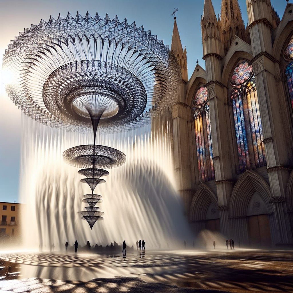 Antigravity Fountain Creates Spirograph Patterns in Dreamlik...