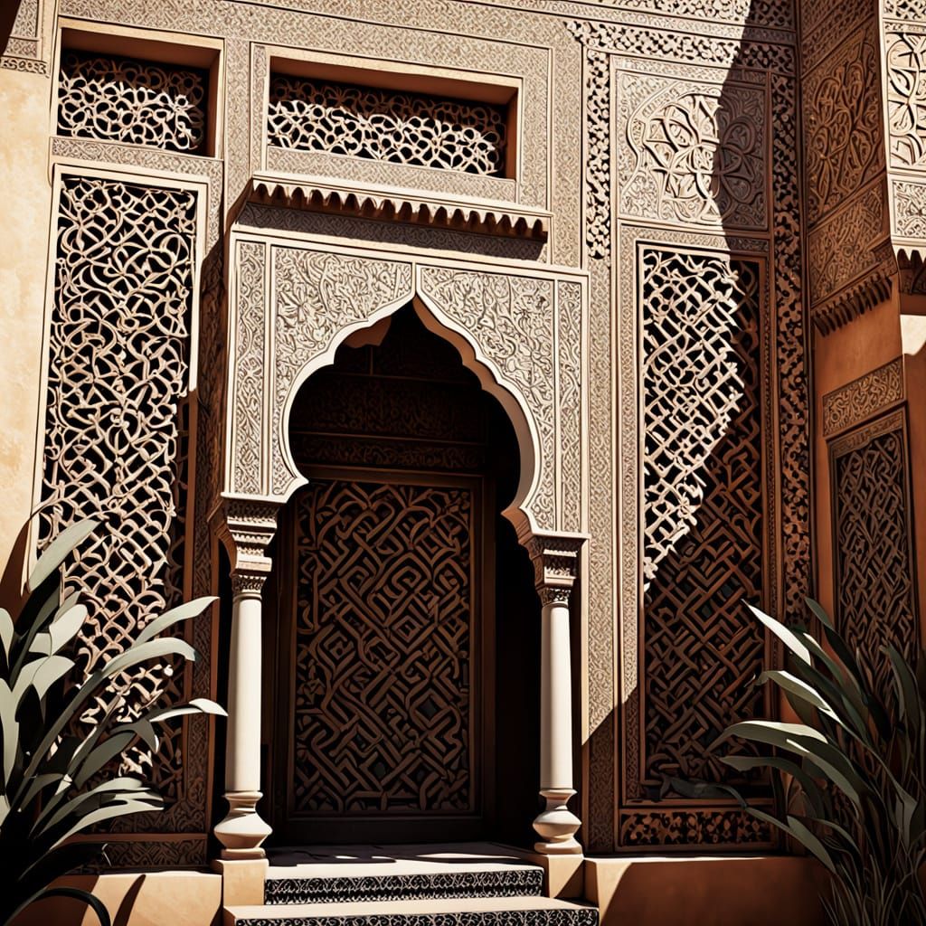 Traditional Arab House in Old Marrakesh