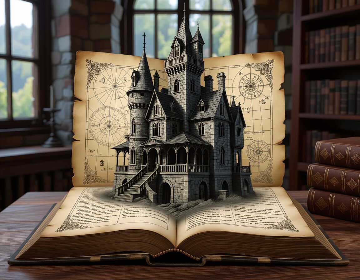 Ancient Book Reveals Gothic Castle