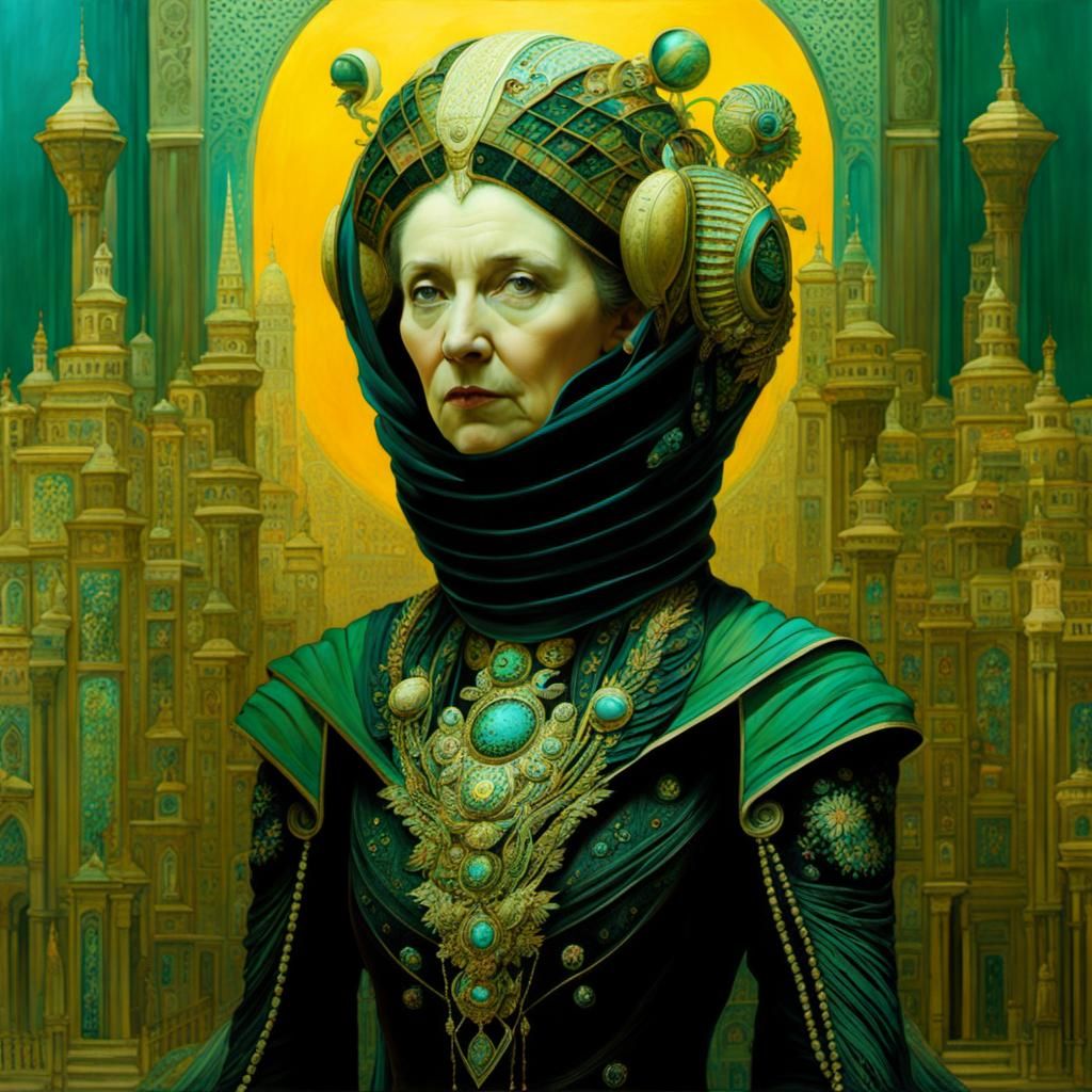 Surreal Alien Transformation Inspired by Fantasy Sculpture