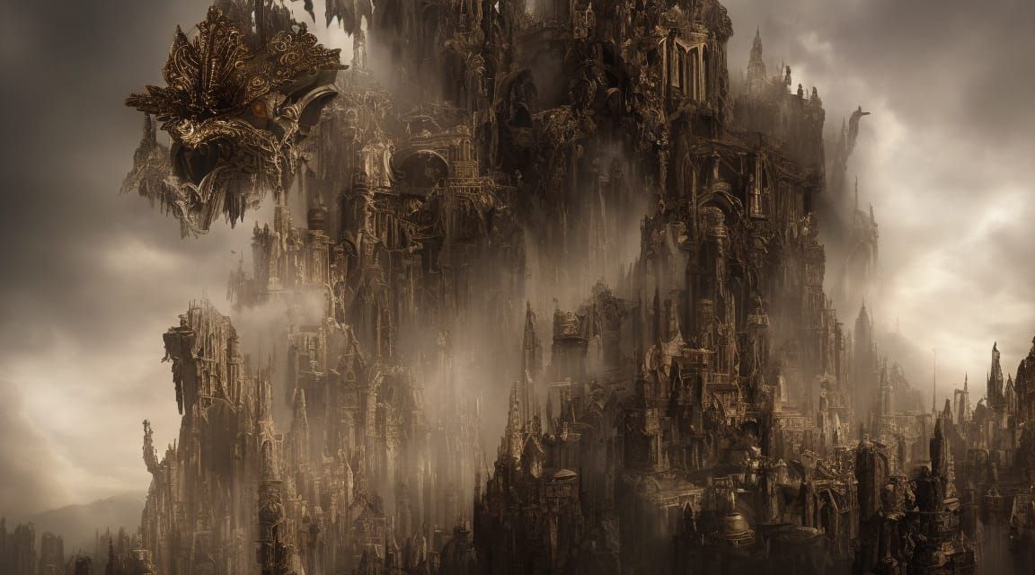 Epic Masquerade Digital Matte Painting