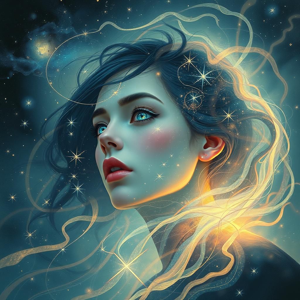 Surreal Cosmic Portraits