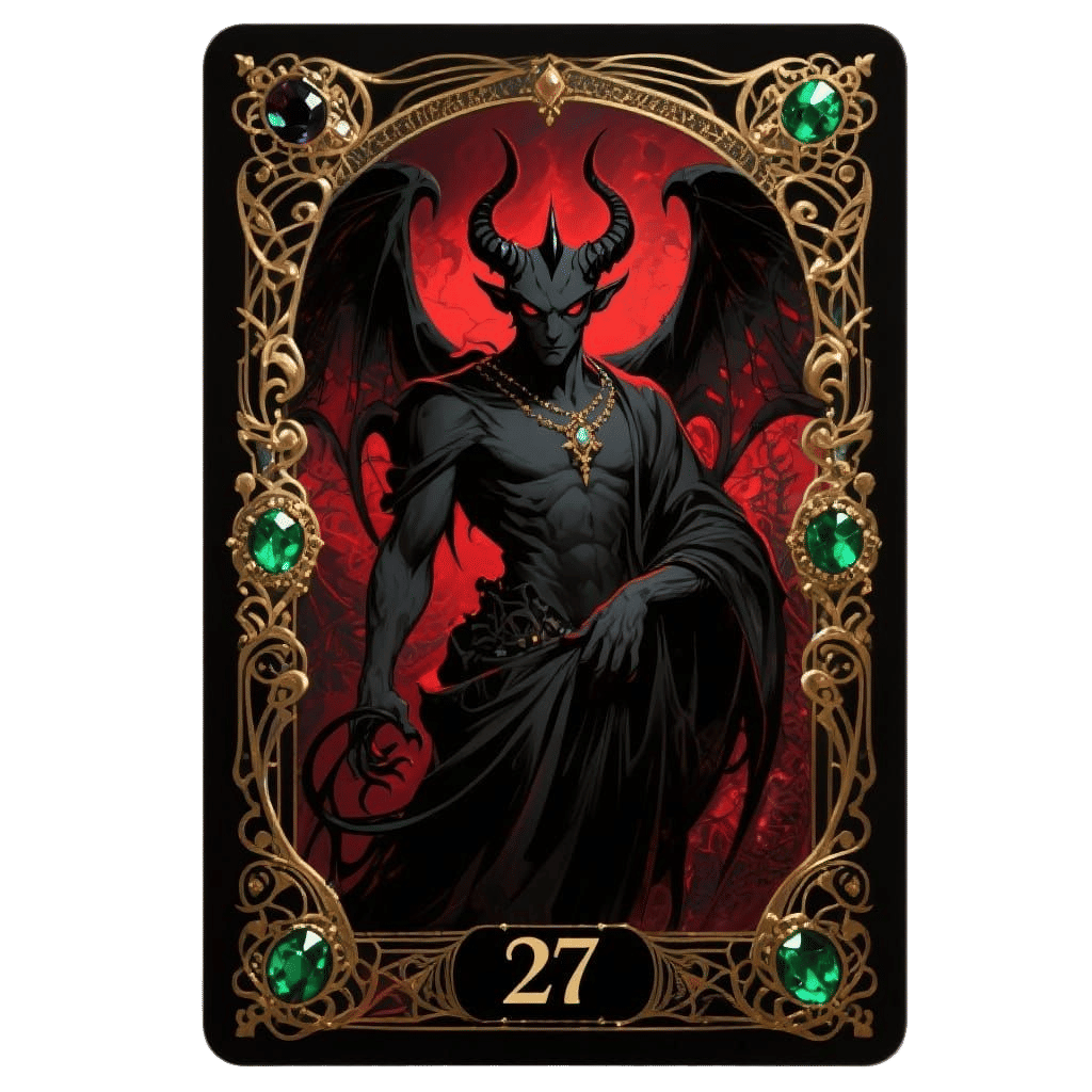 The Devil Card 27 with Lucifer