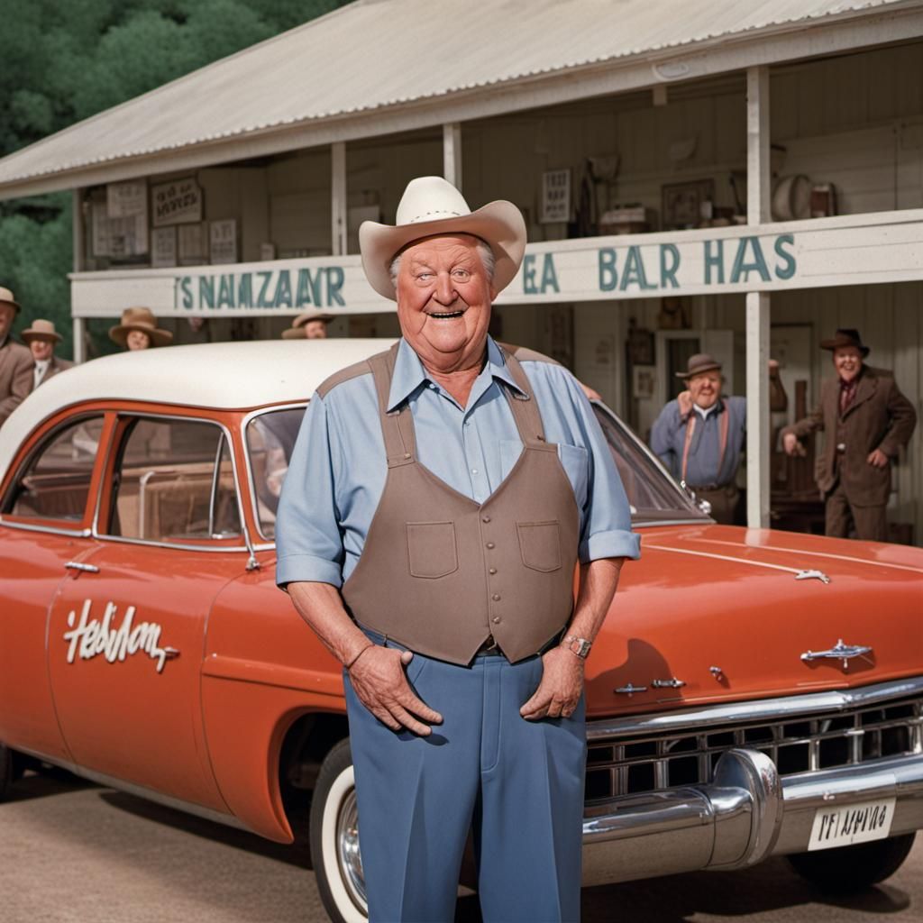 Hee Haw Inspired Car Salesman Character