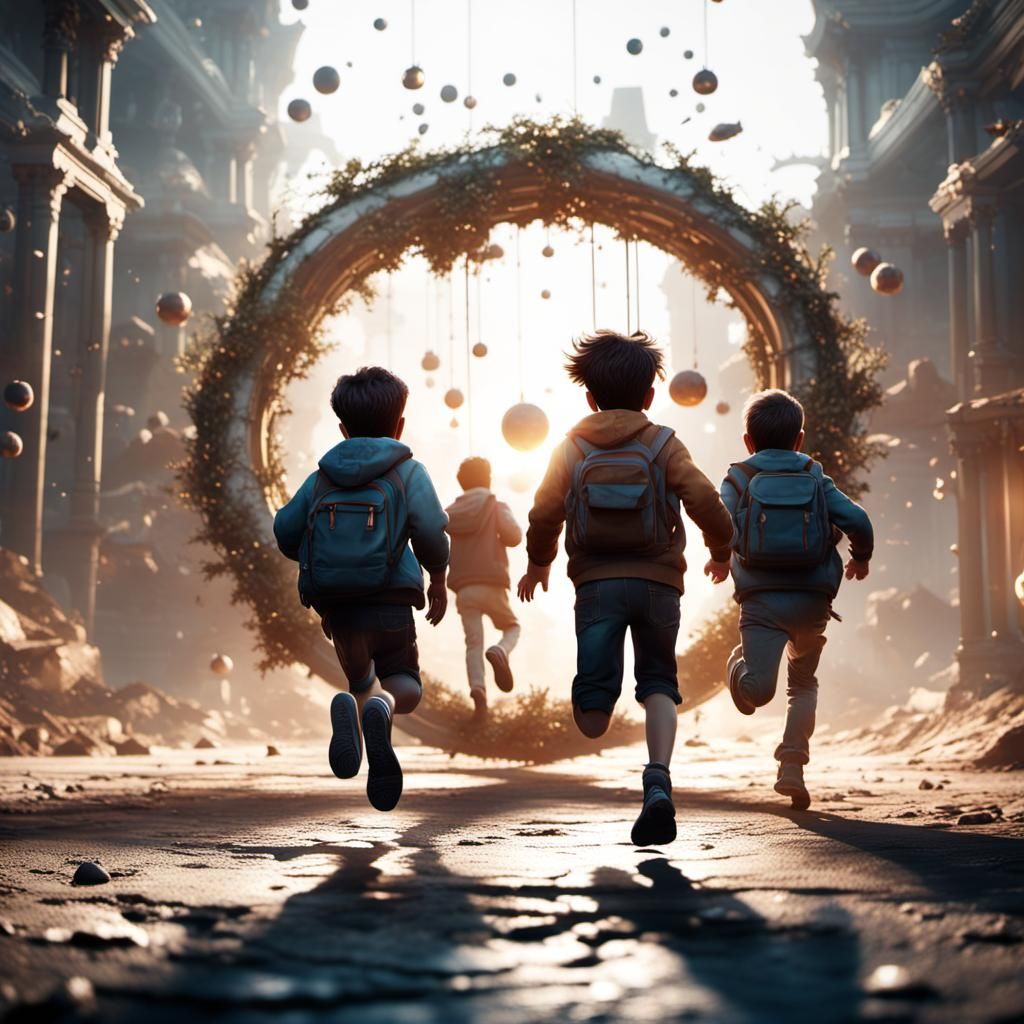 Circle of Children: Joy and Sorrow in White Light