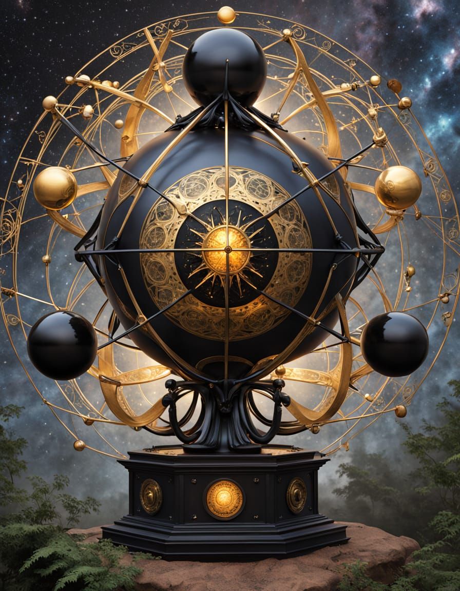 The Umbrahedron stands as a monumental fusion of metaphysical geometry and allegorical narrative.