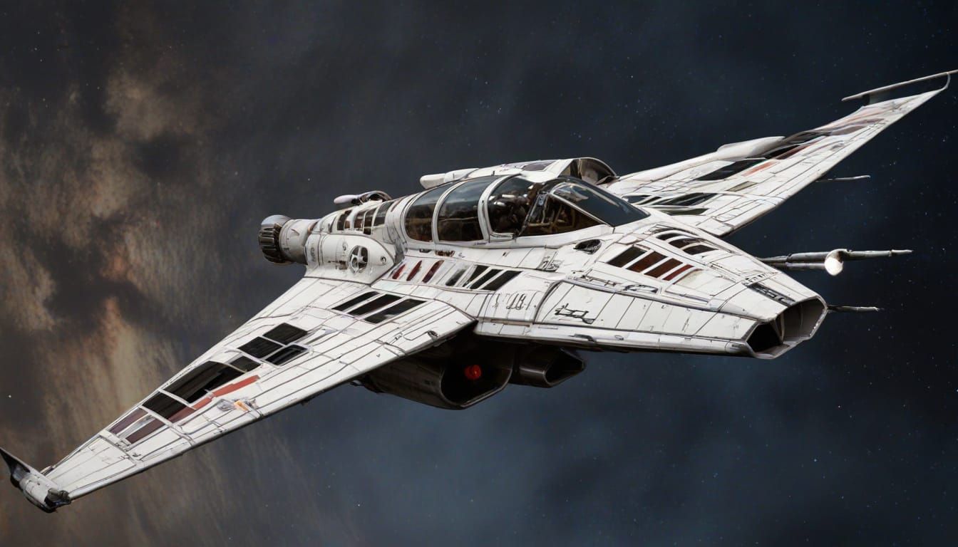 Sci-Fi Starfighter Concept Art
