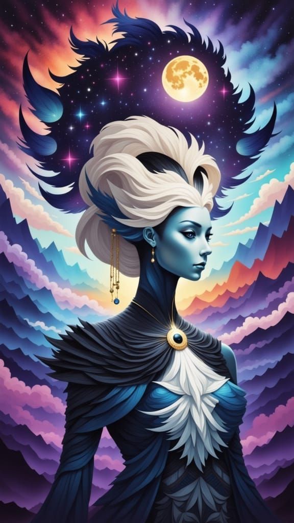 Geotia: Bird Person in Helluva Boss Style