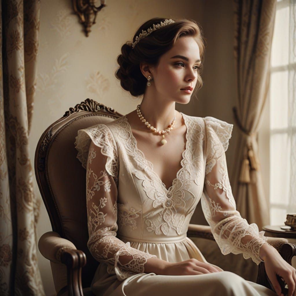 Timeless Elegance in Vintage Boudoir Style