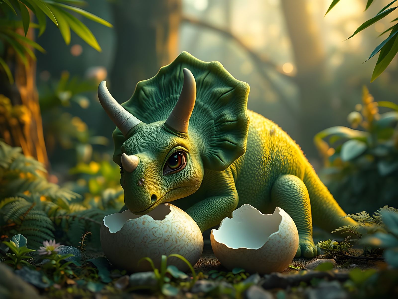 «I was born»  🦕