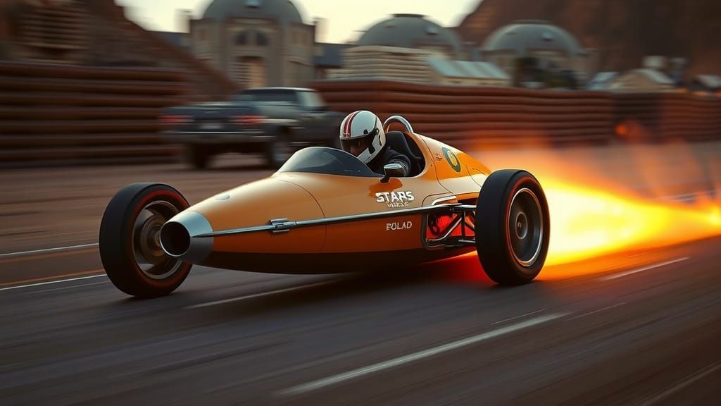 Pod Racing as seen in Star Wars, is fast and is made to the ...