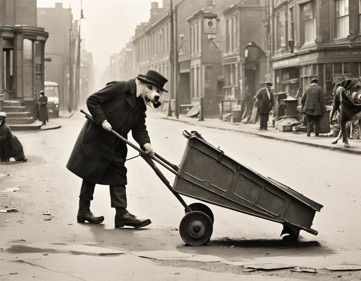 Streetsweeper Canine: Dust Cart Companion