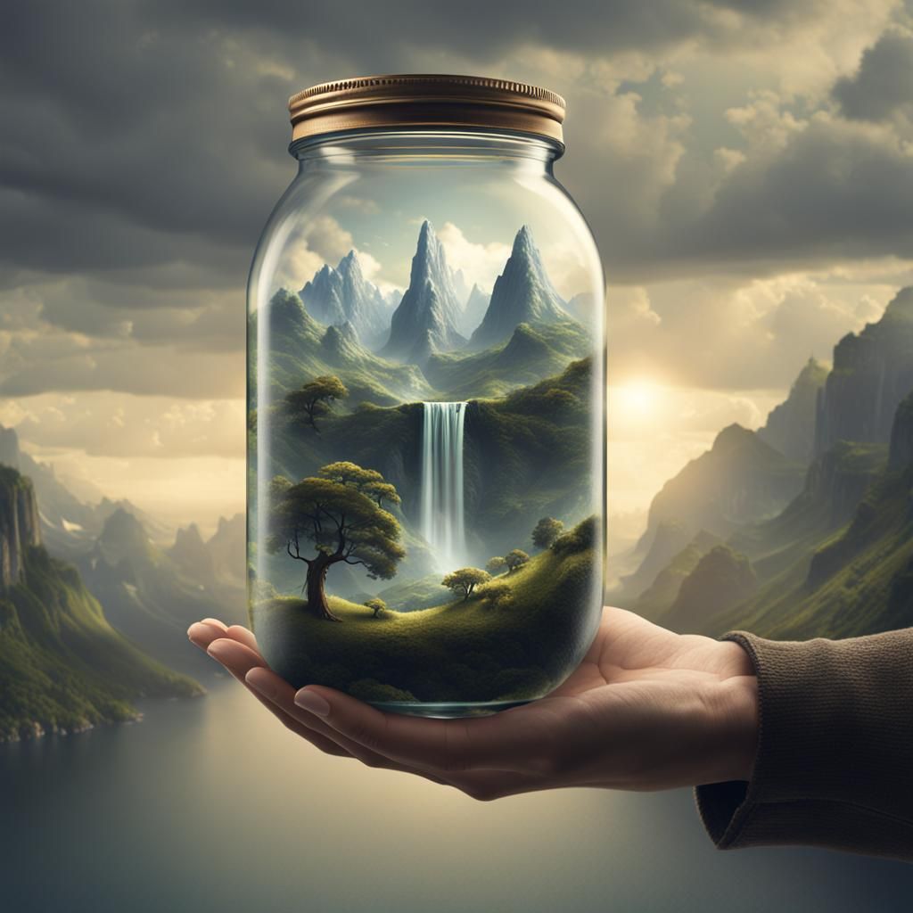 Holding the World: Detailed Matte Painting