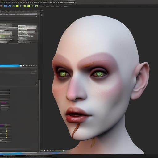 Menacing Queen in Trending 3D Art Style