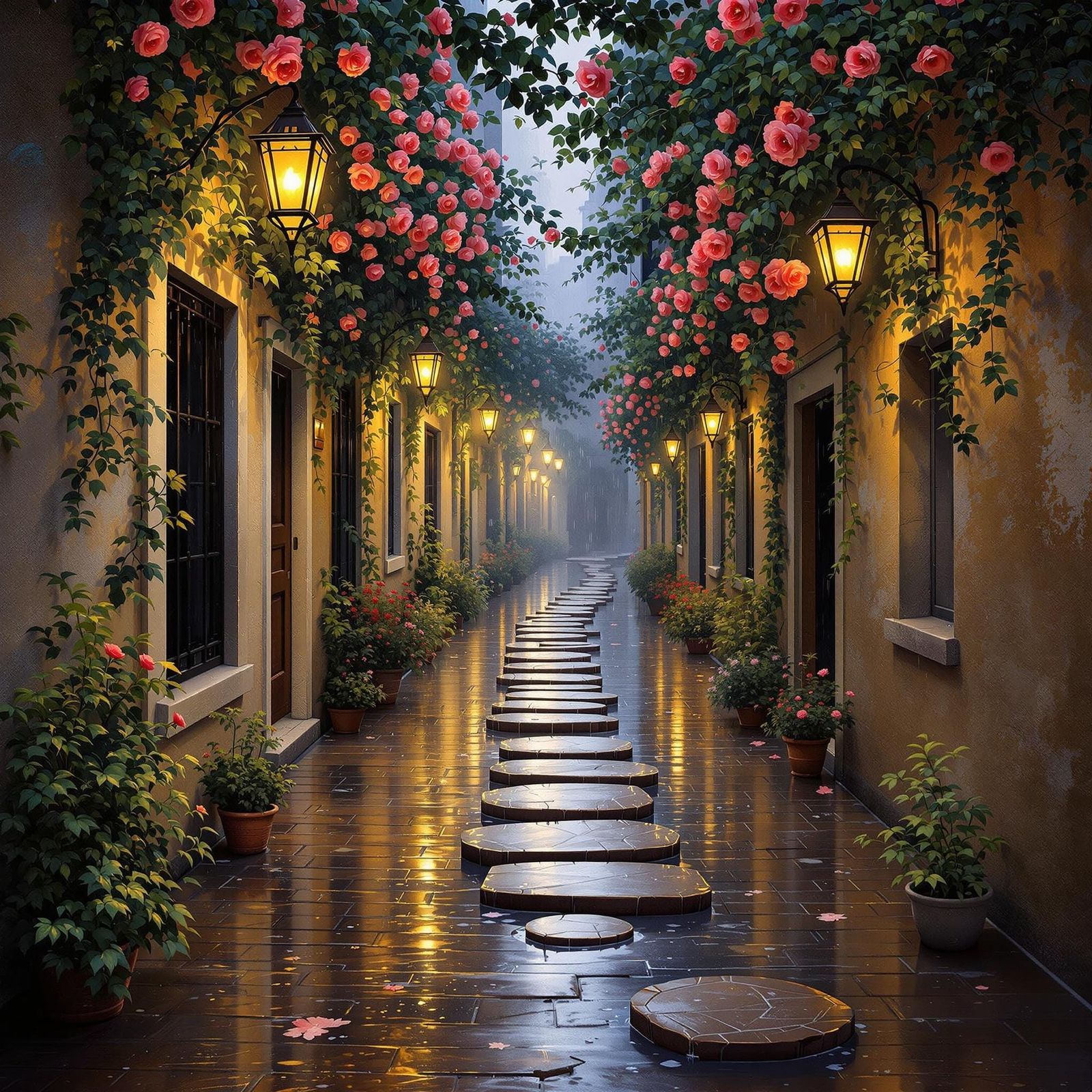 An intricately, detailed and maximalist HD, colorful image p...