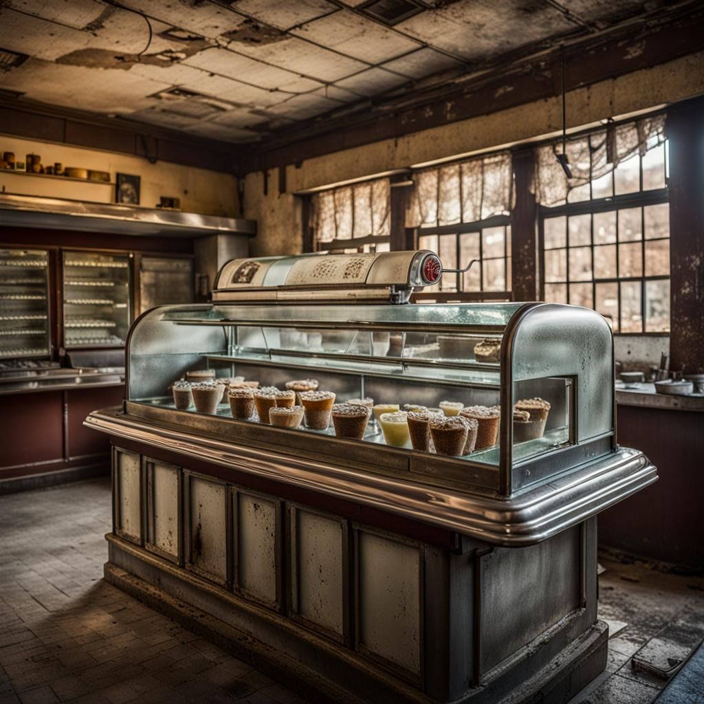 Abandoned Delicatessen: A Forgotten Interior