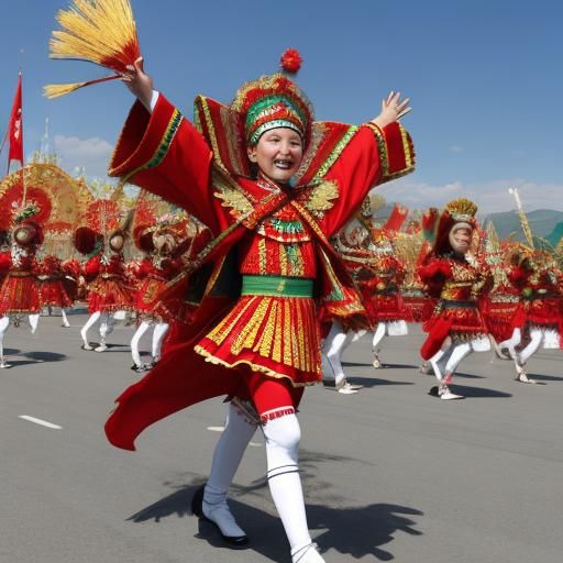 Kyrgyzstan National Costume Parade: Cultural Heritage
