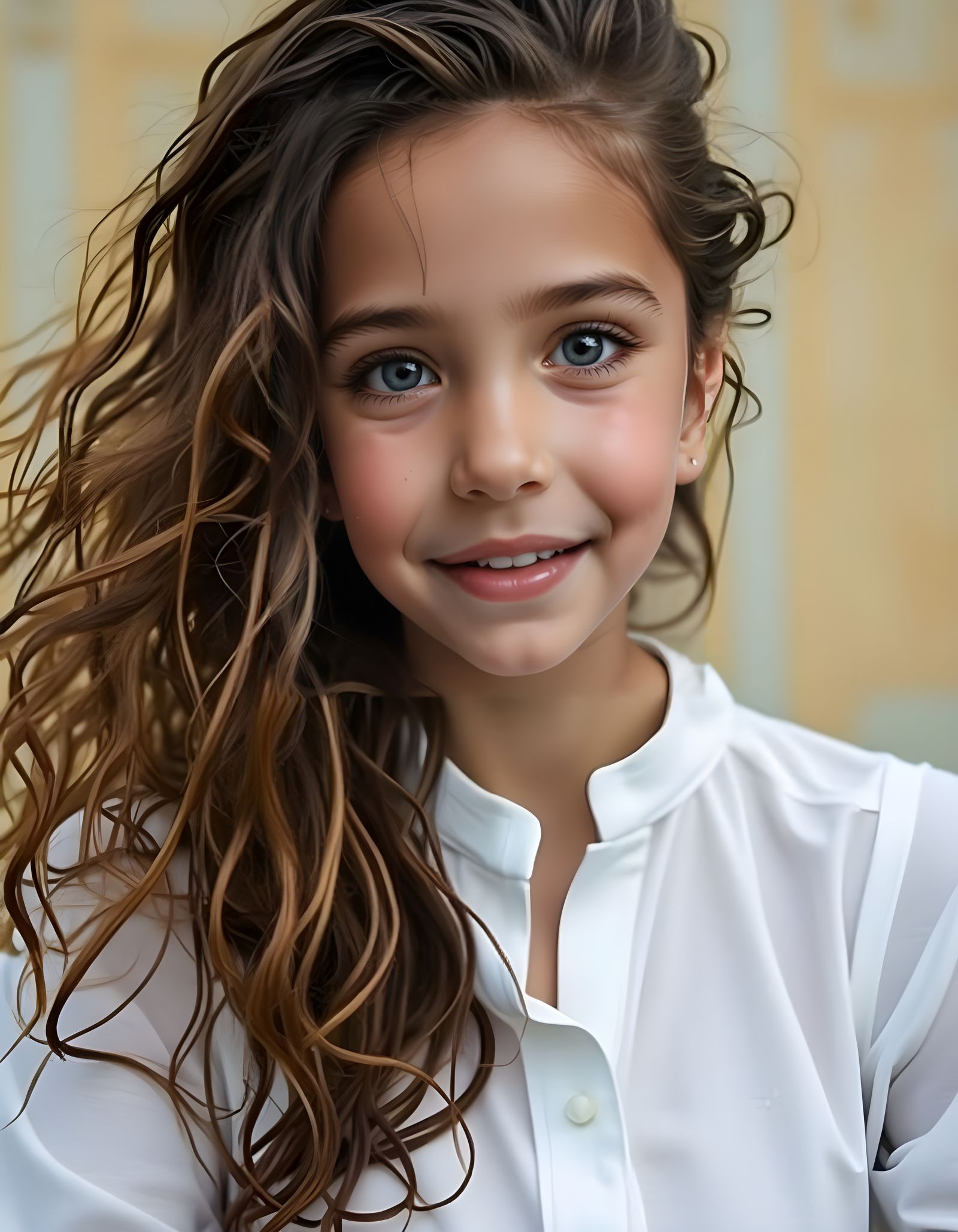 Woman Poses in Raging Coney Island Rainstorm