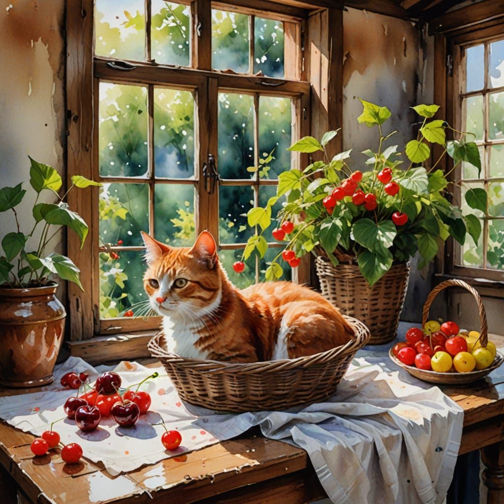 Summer Serenity in a Cozy Hut