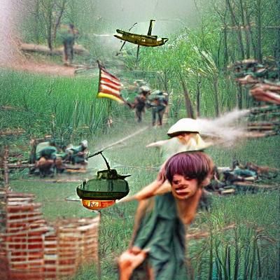 Vietnam War Scene