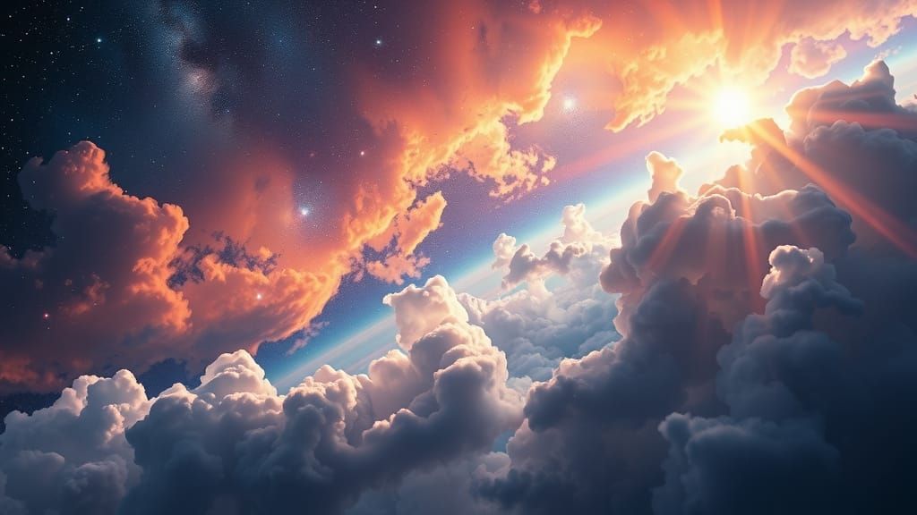 Celestial Harmony in Cosmic Splendor