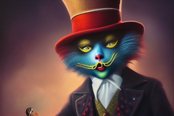 Ringmaster Portrait in Oil by Marinova and Jansson