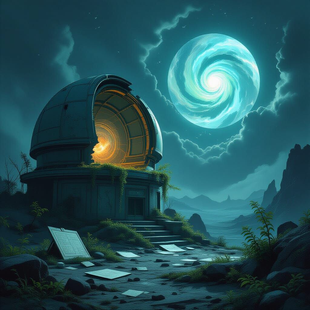 Abandoned Alien Observatory Reveals Cosmic Vista