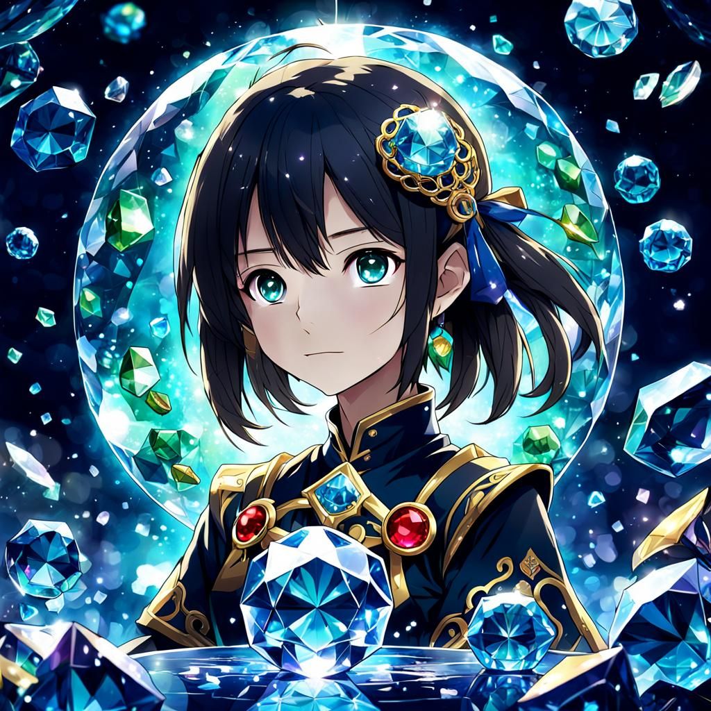 Jeweled Source of Life in Anime Style