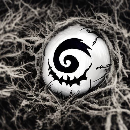 Hyperrealistic Nightmare Before Christmas Scene