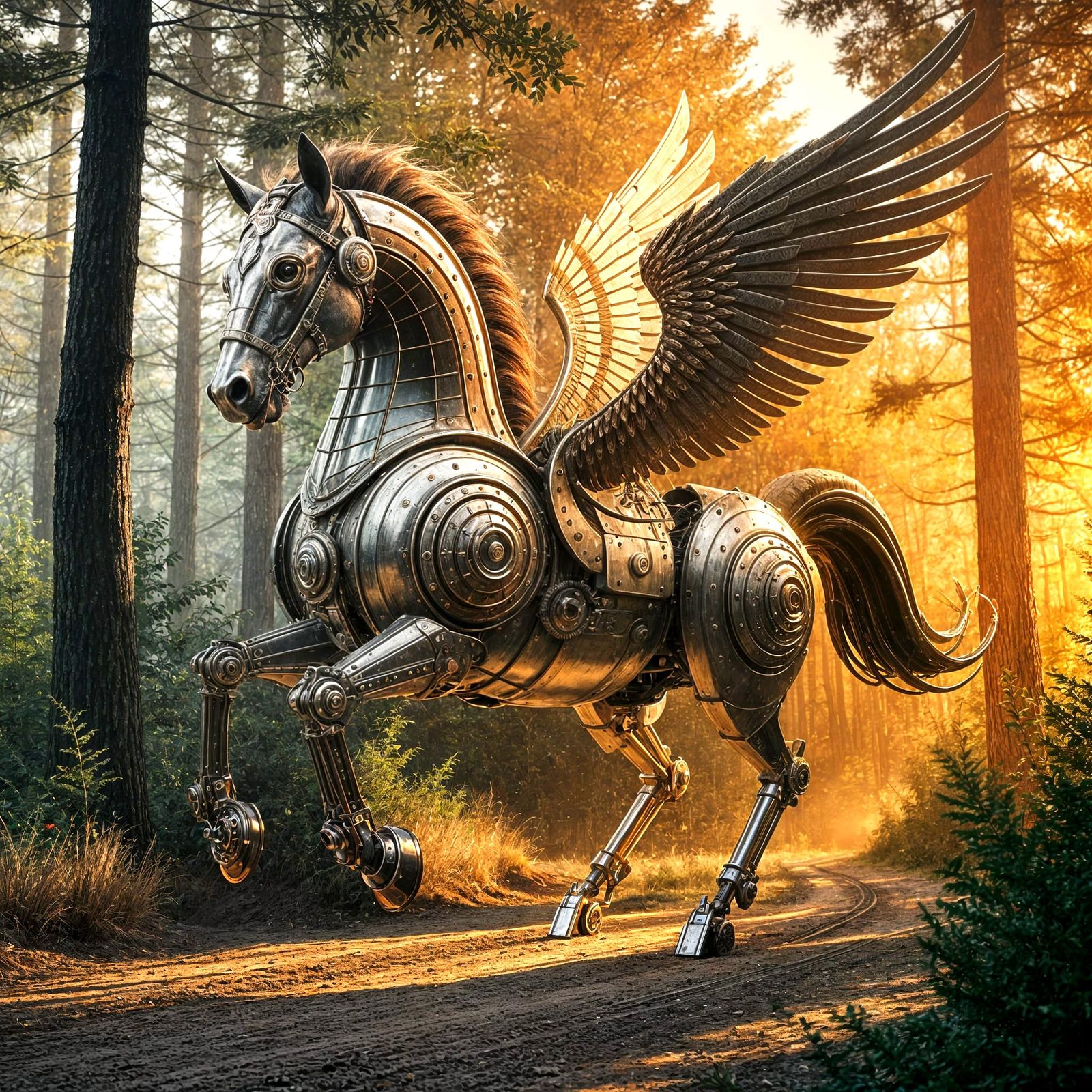 Futuristic Pegasus