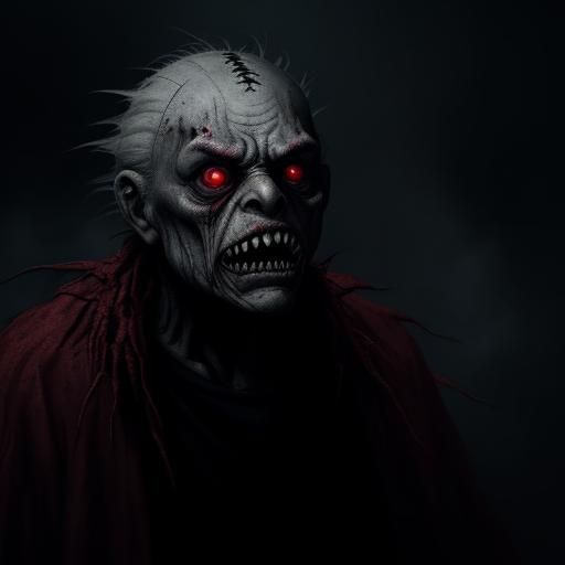 Junji Ito Style Severed Head Horror