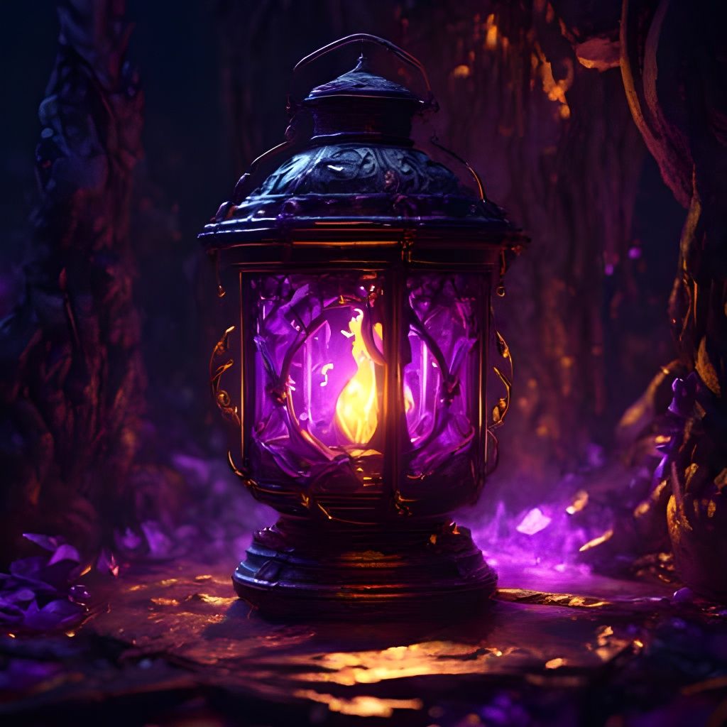 Ethereal Scene of Mythical Light