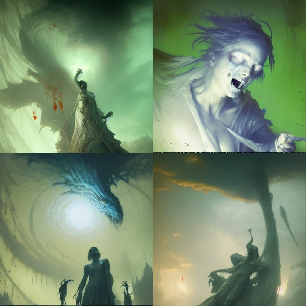 Blood Horror in Style of Gustave Doré