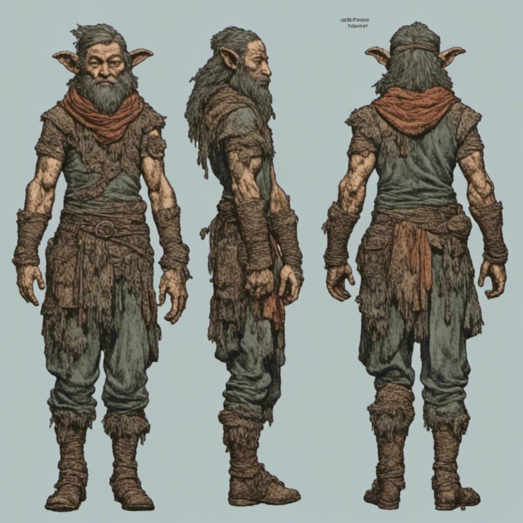 Halfling Thief Ref Sheet 3