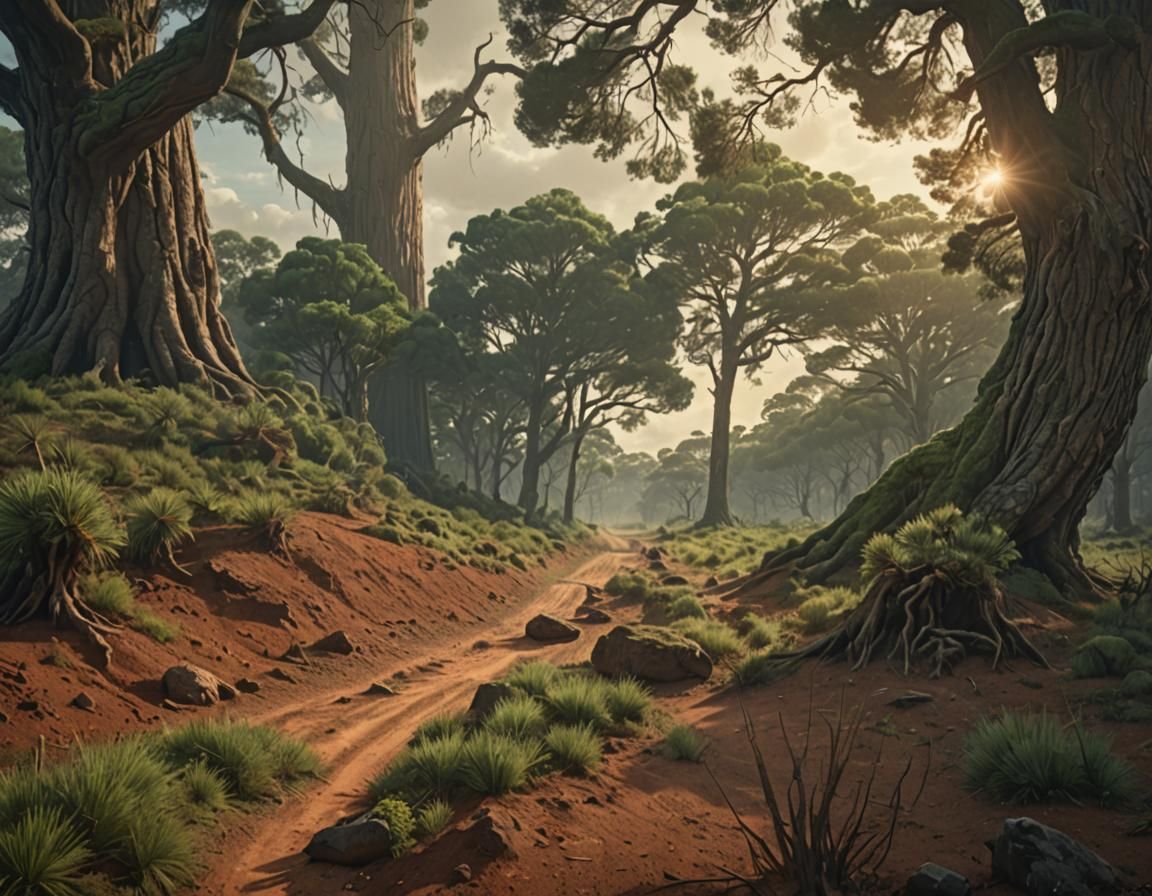 Epic Dirt Road Through Paraná Pine Forest