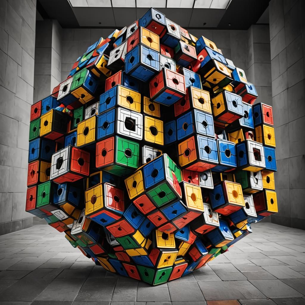 Paradoxical Architecture on a Rubik's Cube
