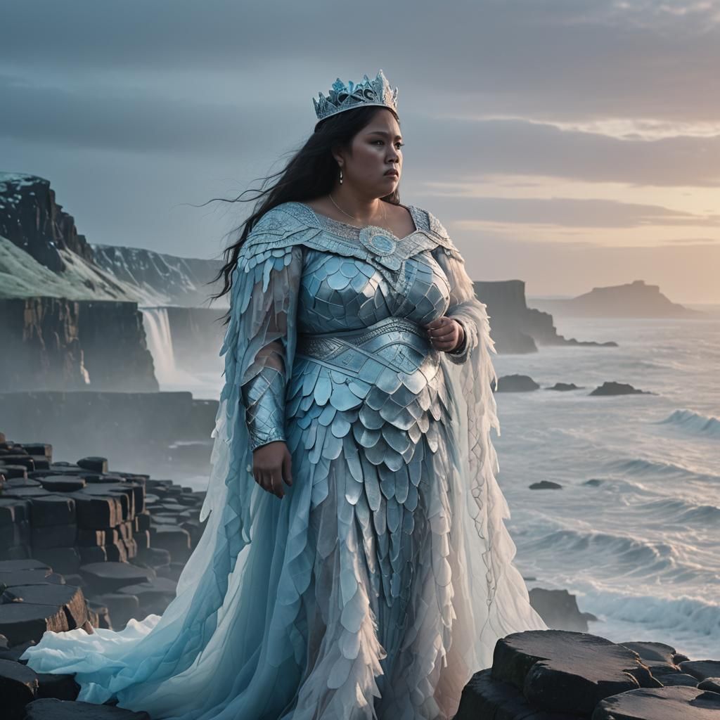 Ojibwe Ice Queen at Giant's Causeway