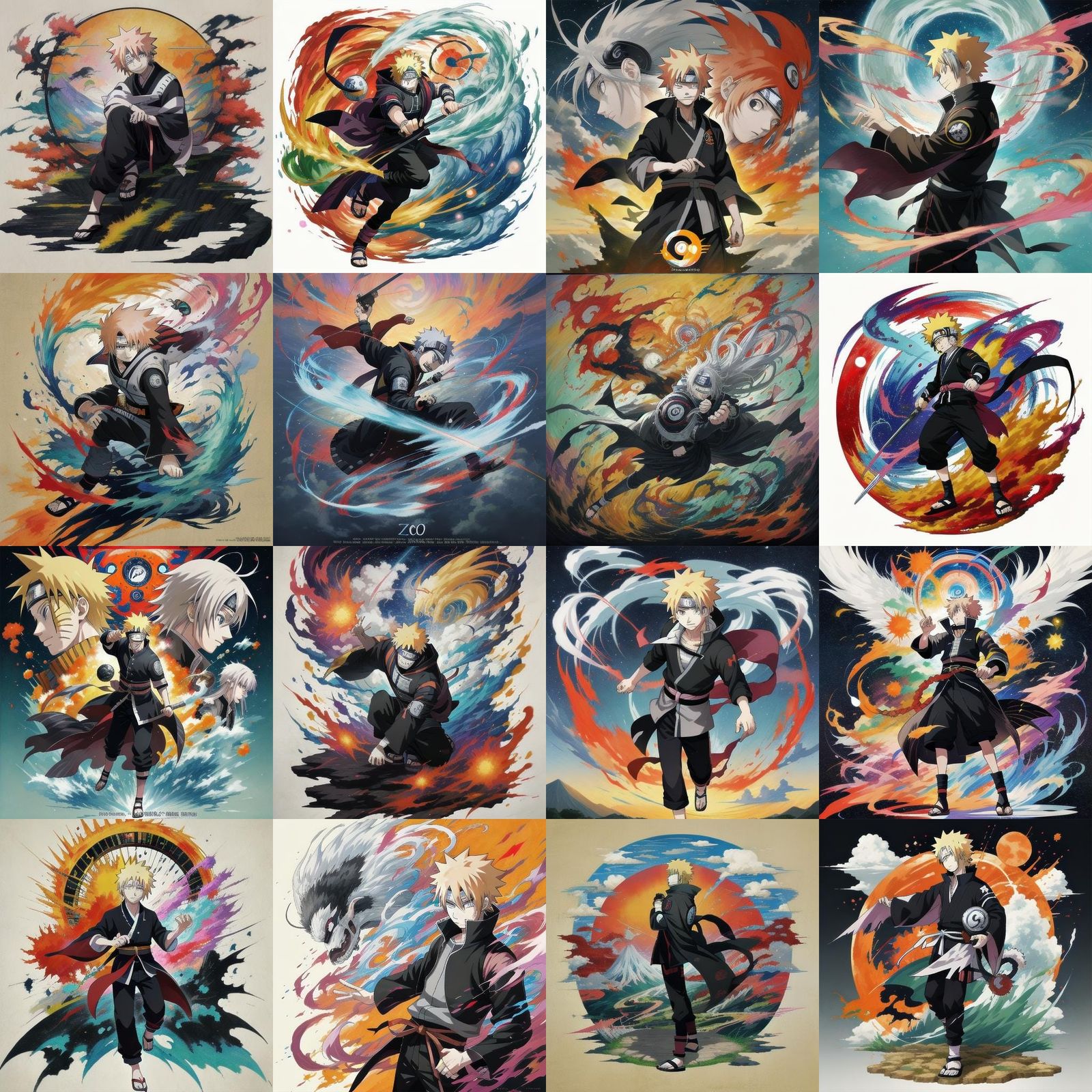 Naruto in Anime Key Visual Style