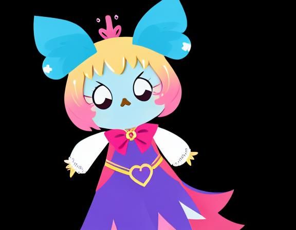 Enchanting Magical Girl Character Illustration